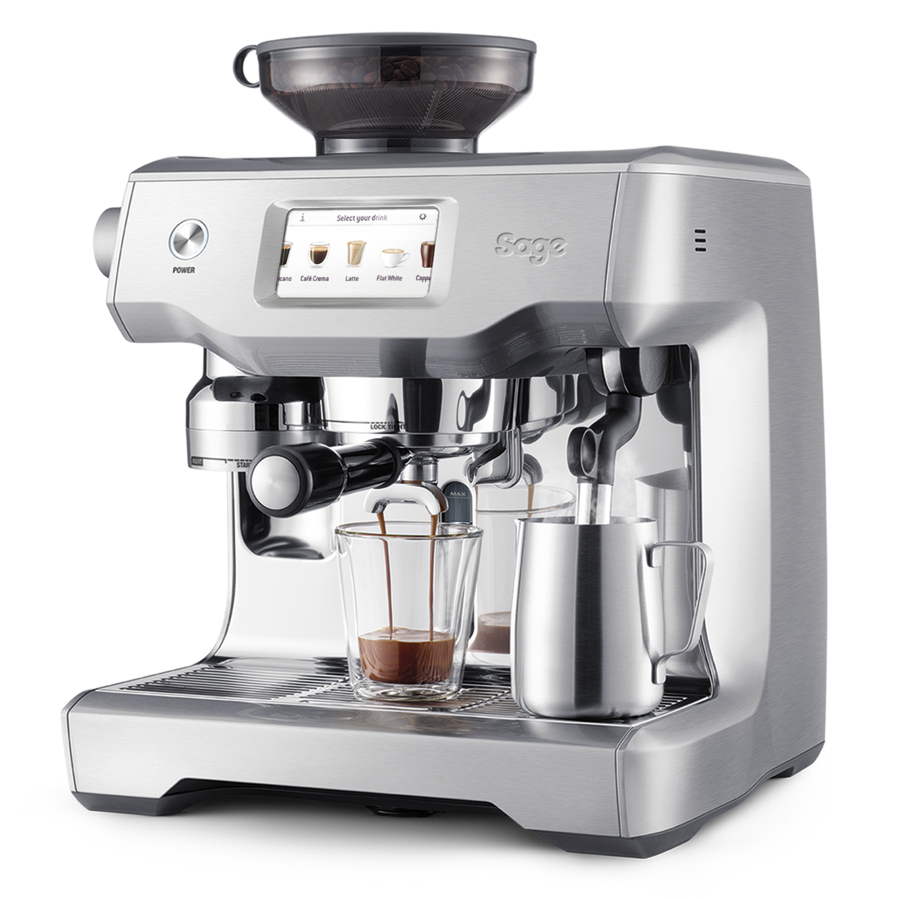 Sage Oracle Touch Espresso Machine - Brushed Stainless Steel