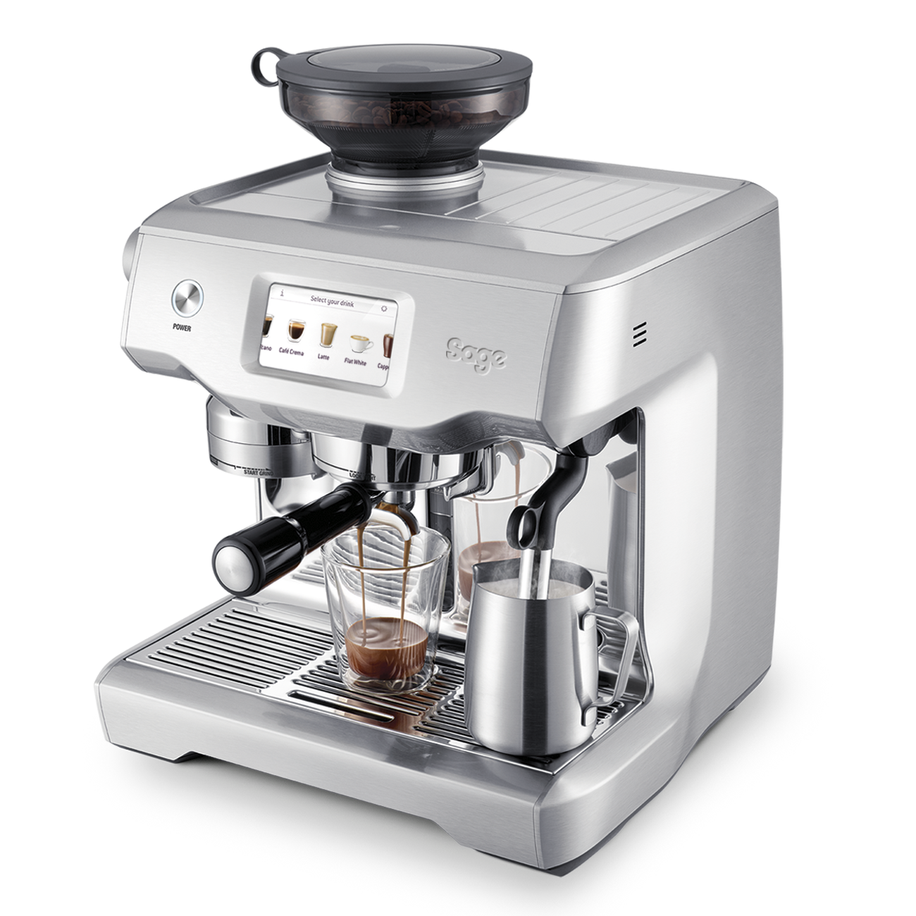 Sage Oracle Touch Espresso Machine - Brushed Stainless Steel
