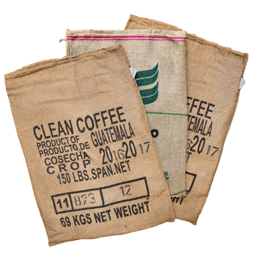 Set of 3 Assorted Coffee Sacks