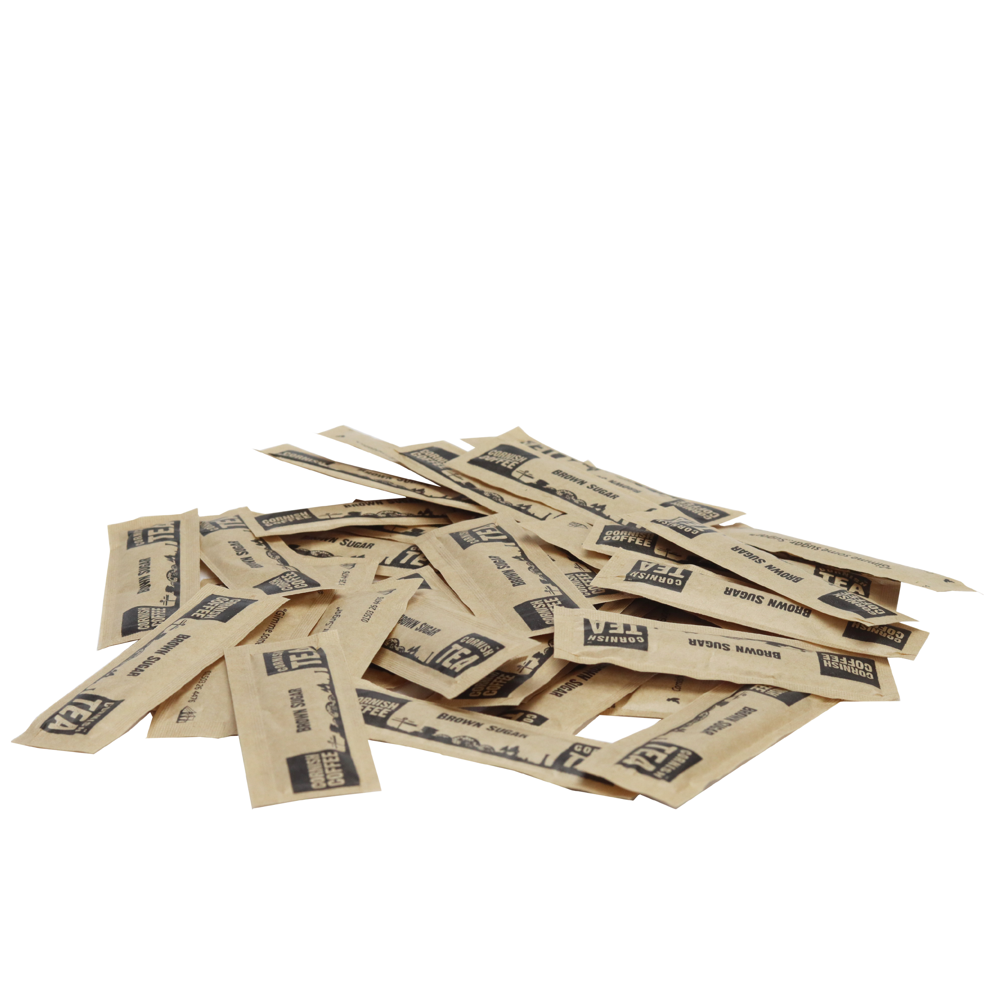 Cornish Tea & Coffee Sugar Sachets - Brown