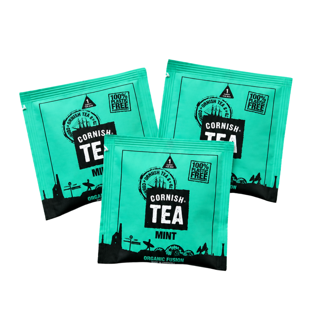 Mint - 50 Boxed Tag-and-Envelope Organic Fusion Tea Bags