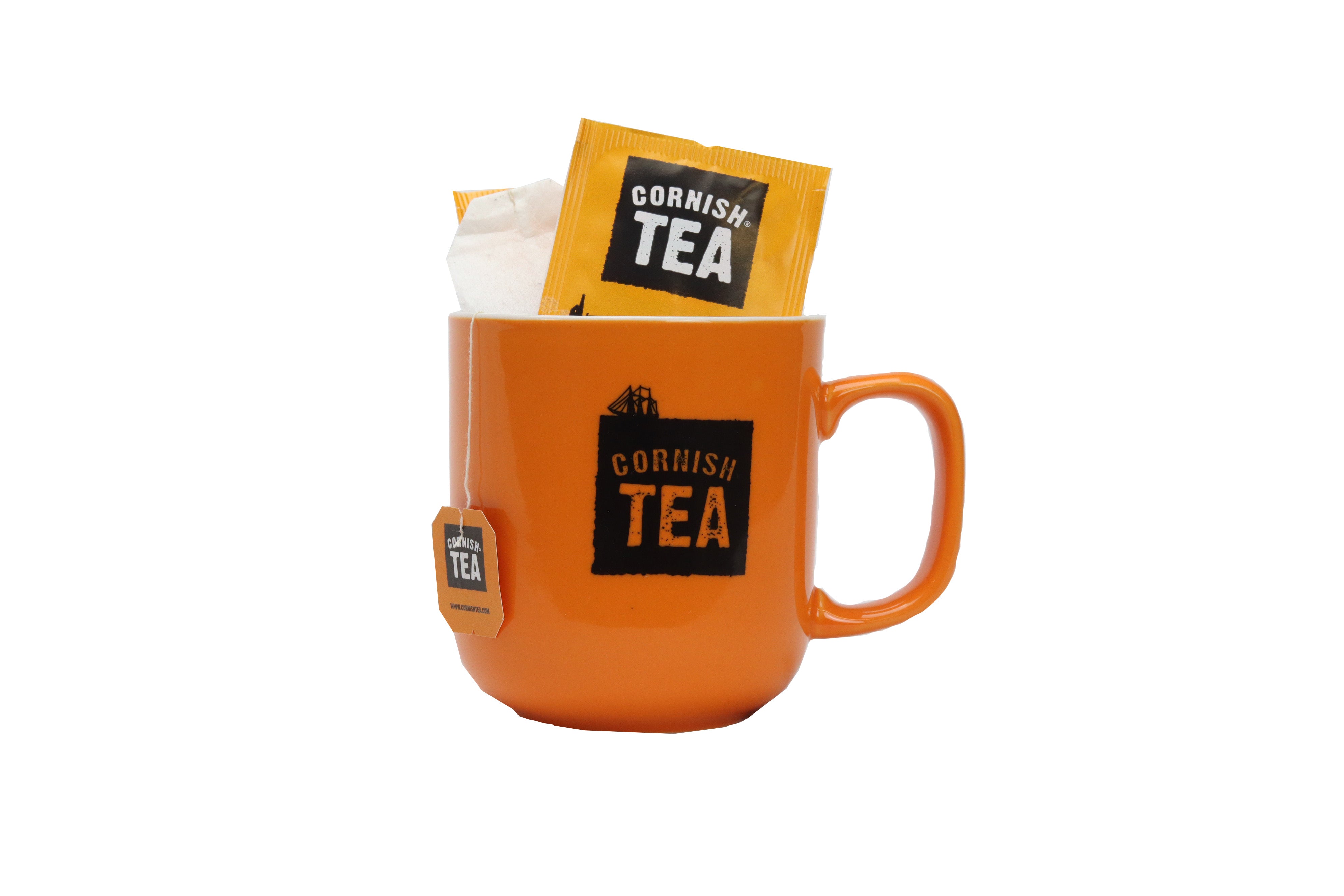 Box of 250 Smugglers Brew tea bags with tag and envelope - individually wrapped and ideal for hospitality or gifting.