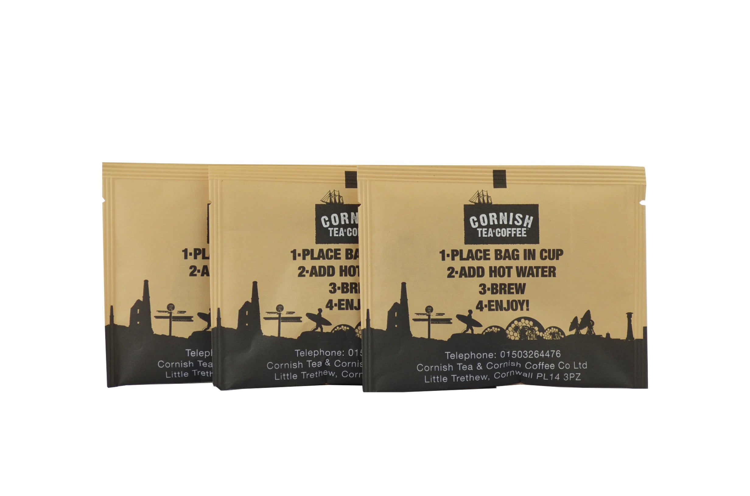 100x Cornish Coffee Bags