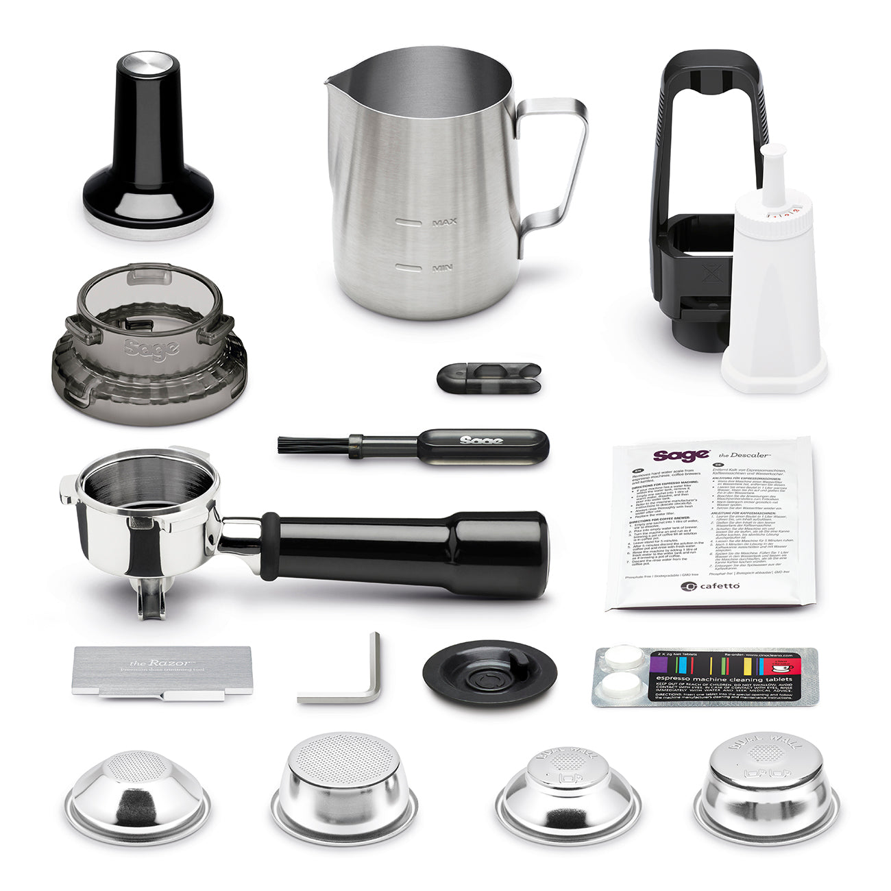 Sage Barista Pro Espresso Machine - Brushed Stainless Steel