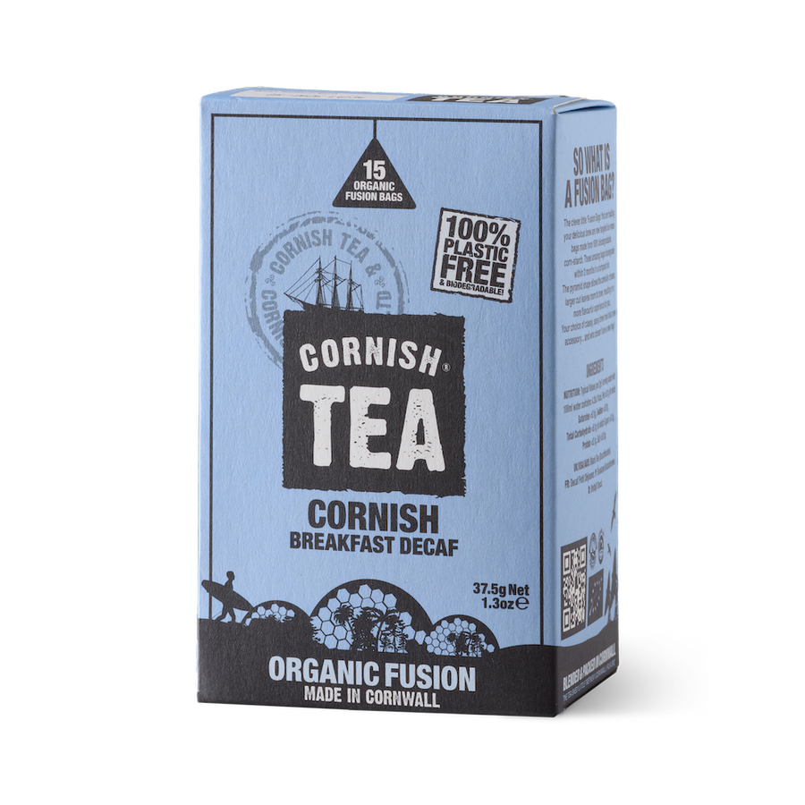 Cornish Tea Decaf Cornish Breakfast Tea – Organic Fusion Tea Bags | Cornish Tea