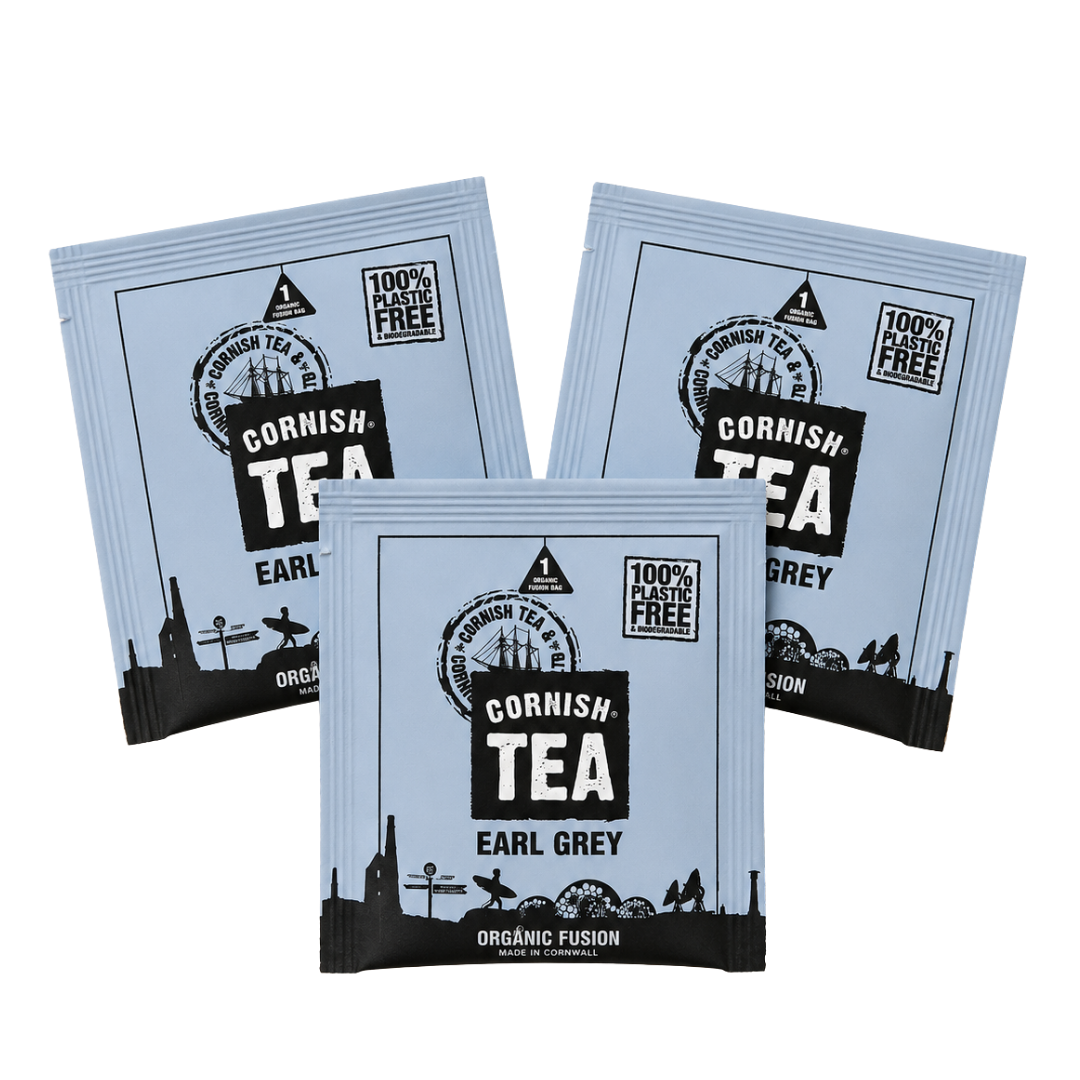 Earl Grey With Rose - 50 Boxed Tag-and-Envelope Organic Fusion Tea Bags