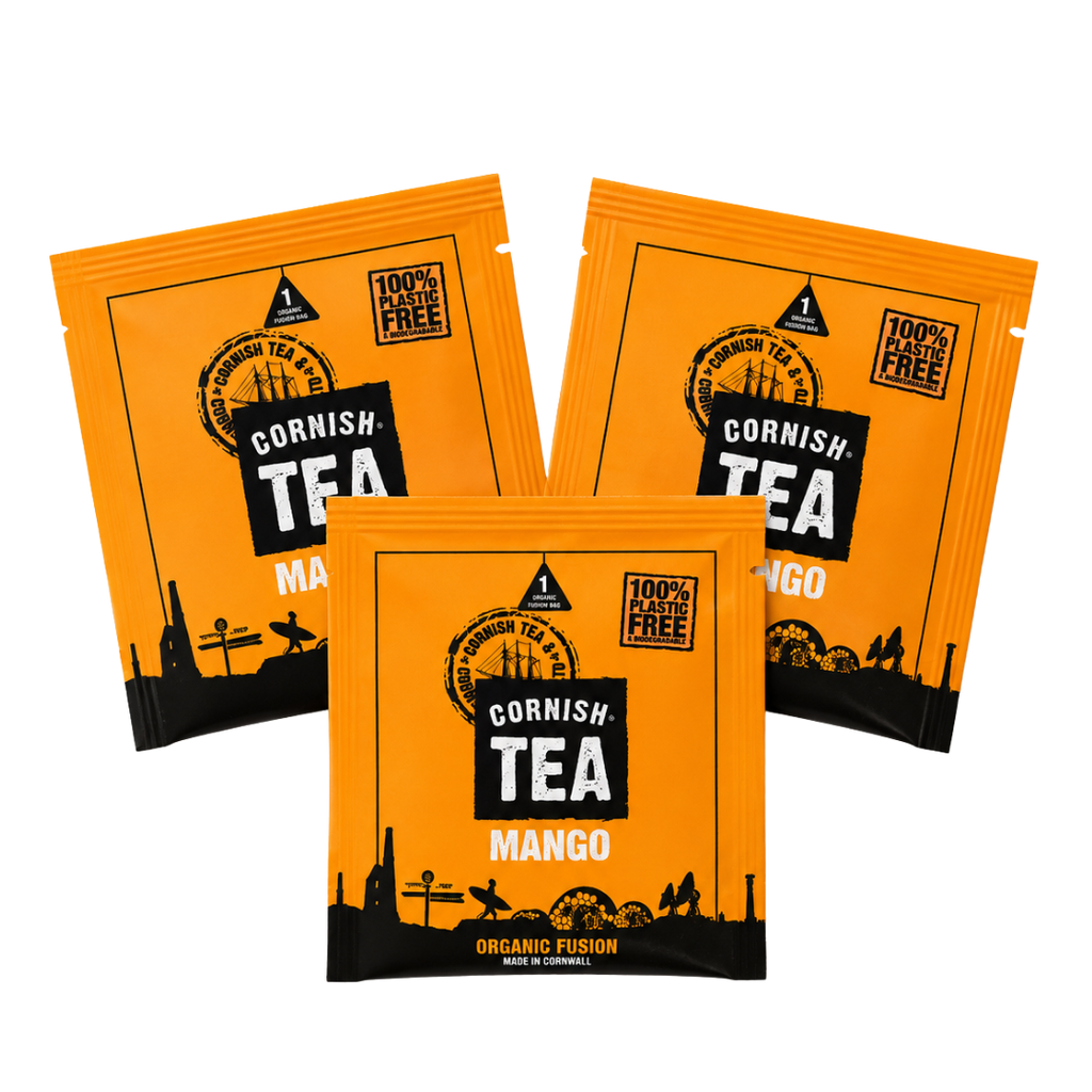 Mango - 50 Boxed Tag-and-Envelope Organic Fusion Tea Bags