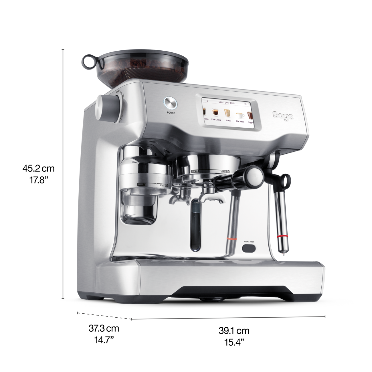 Sage Oracle Touch Espresso Machine - Brushed Stainless Steel