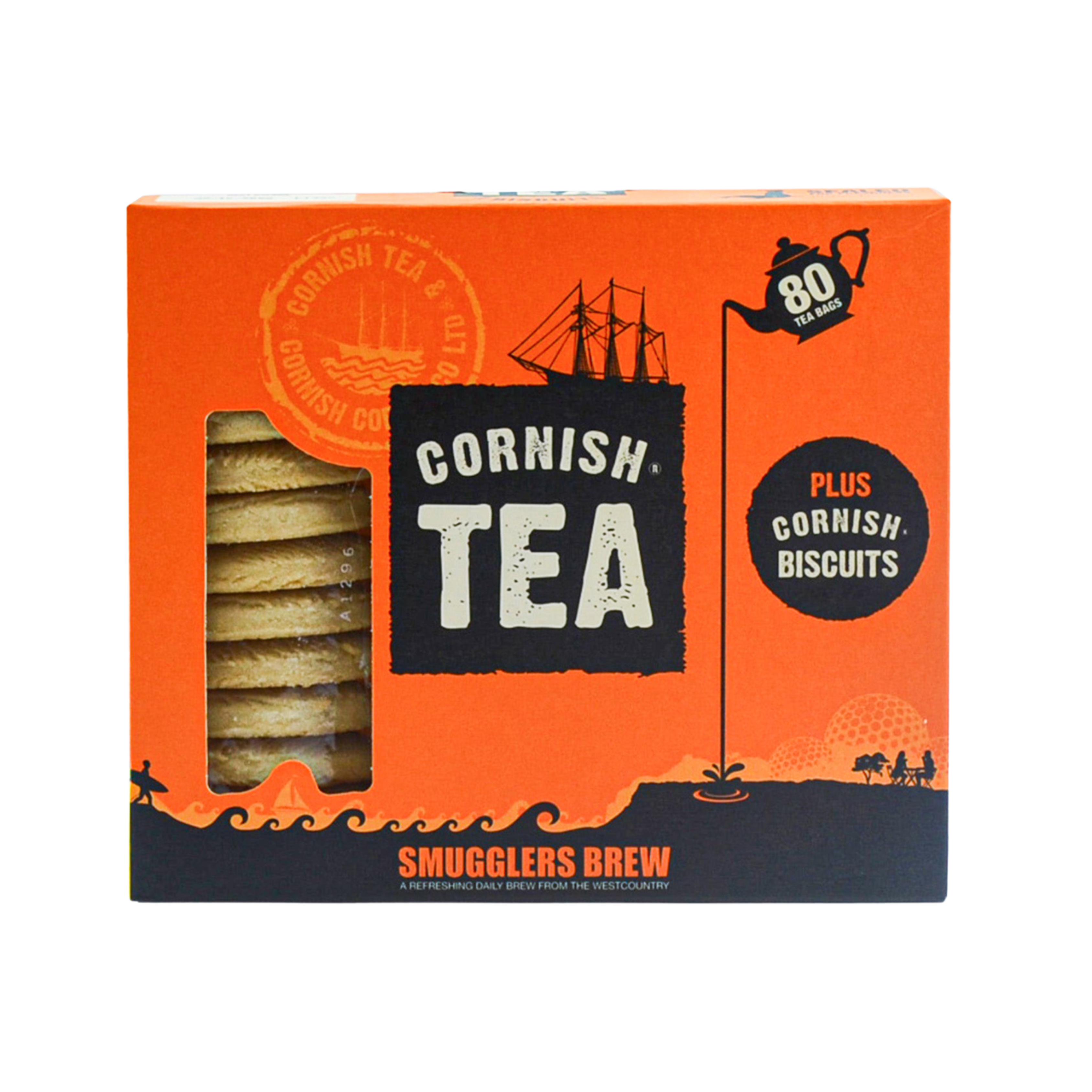Smugglers Brew - 80 Teabags & Biscuits