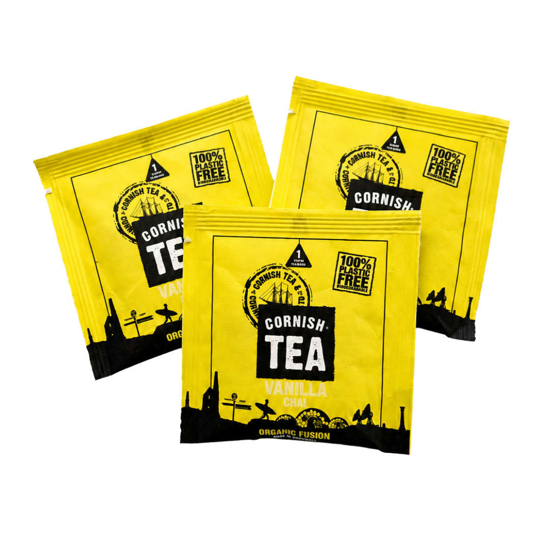 Vanilla Chai - 50 Boxed Tag-and-Envelope Organic Fusion Tea Bags