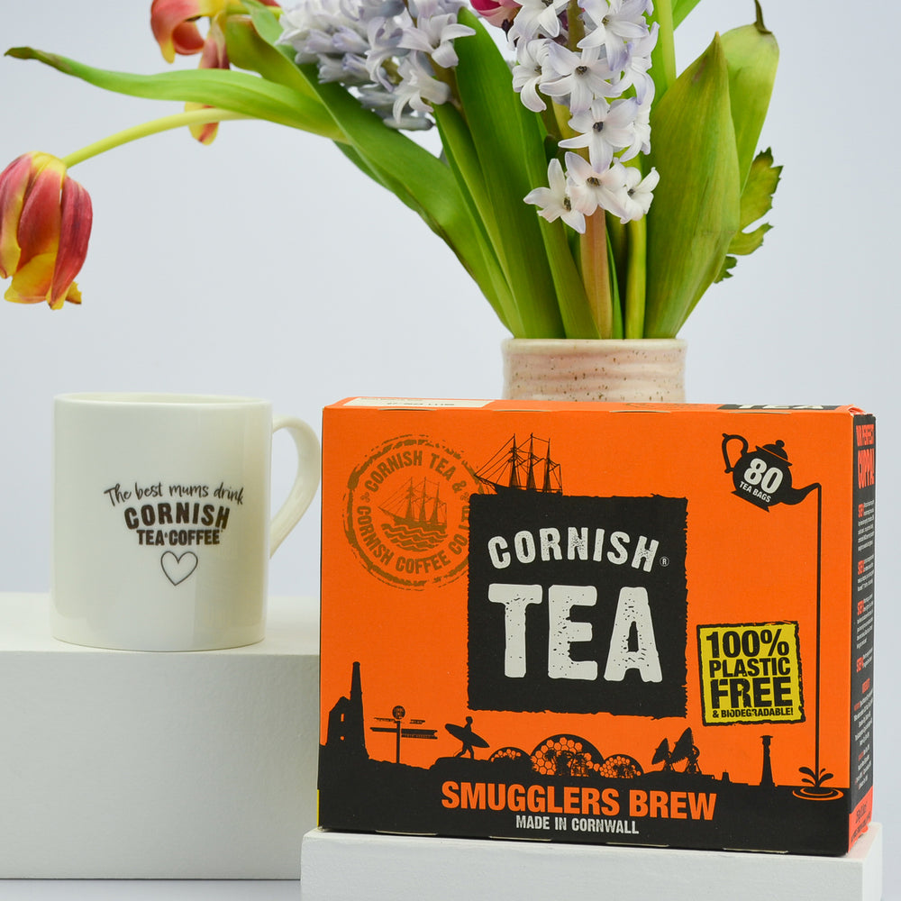 Mum's Bone White China Mug & 80's Smugglers Brew