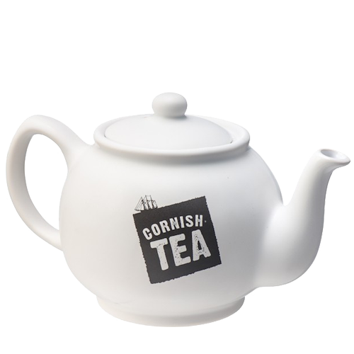 Cornish Tea 6 Cup Teapot - White