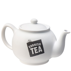 Cornish Tea 6 Cup Teapot - White