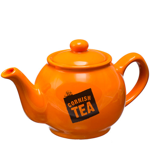 Cornish Tea 2 Cup Teapot - Orange