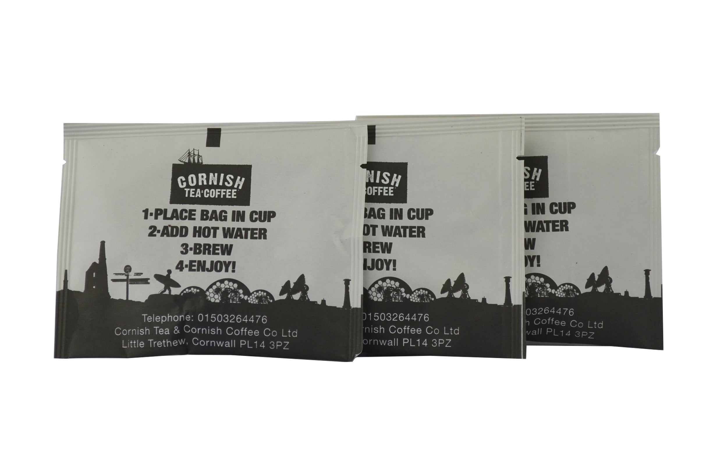 100x Cornish Coffee Decaffeinated Bags